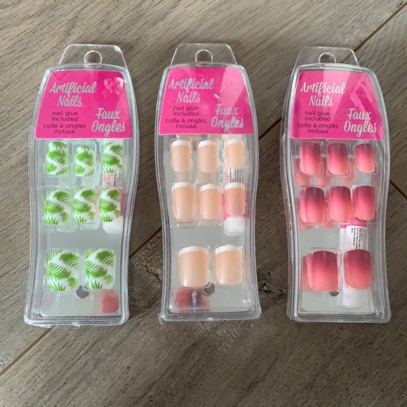 Artificial Nails x 3 - Picture 1 of 8